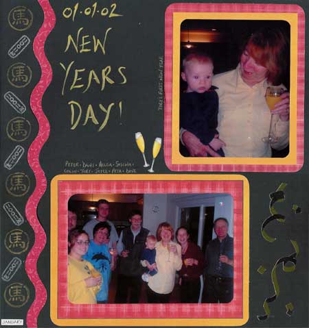 welcoming the new year in