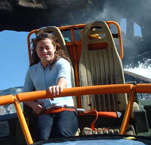 dani on the rapids