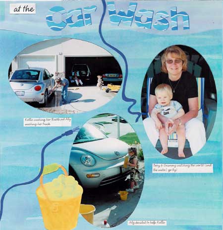 washing cars
