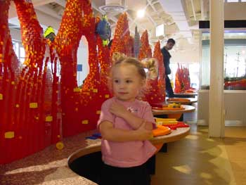 in the lego restaurant