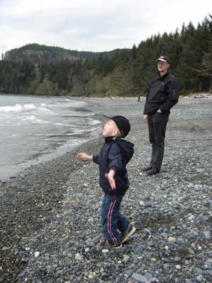 skimming stones